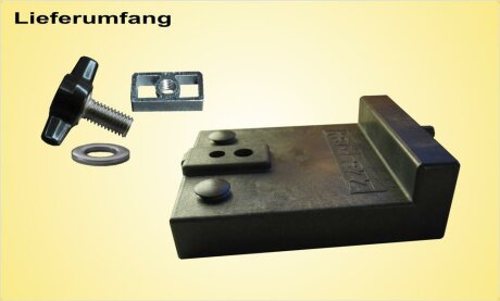 Befestigung System Rastelement RF-Schiene an P5