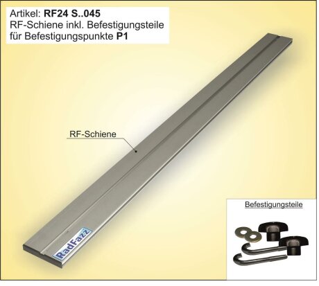 Innenraum-Fahrradtr&auml;ger Schiene (l=130cm) f&uuml;r die Sitzverriegelungen P1