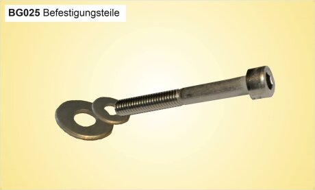 Befestigungsteile RF-Schiene an Zurr&ouml;sengewinde P8