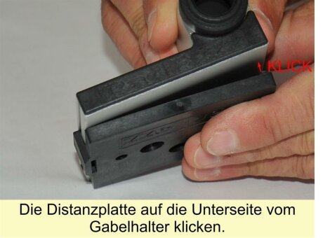 Umr&uuml;stsatz auf System Steckachse &Oslash; 20mm, 110mm Spannma&szlig;
