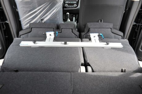 Fahrradtr&auml;ger Schiene L&auml;nge=100cm inkl. Befestigungsteile f&uuml;r die P2 Befestigungspunkte Abstand = 94cm