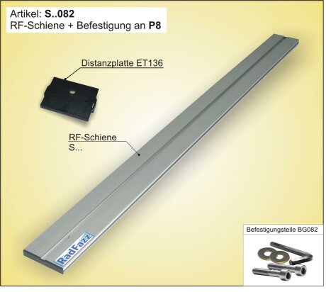 RF-Schiene inkl. Befestigungsteile (l=103cm) mit...