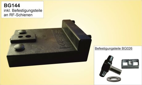 Befestigungseinheit Rastelement 2x Stift