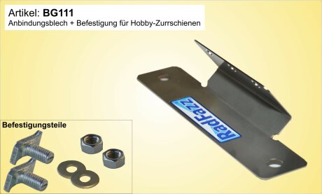 Adapter inkl. Befestigung f&uuml;r Hobby 45&deg;-Zurrschienen