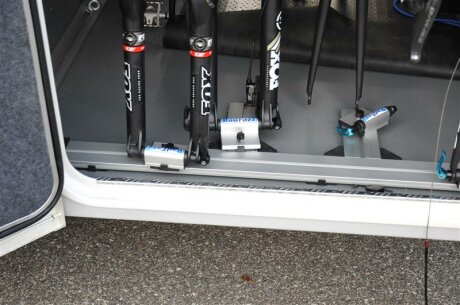 Fahrradtr&auml;ger RF-Schiene, L&auml;nge=60cm, an die B&uuml;rstner-Zurrschienen