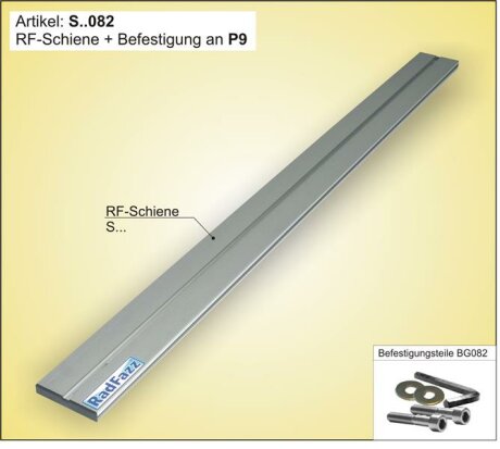 Innenraum-Fahrradtr&auml;ger Schiene (l=120cm) f&uuml;r die Gewinde Fahrzeugboden P9