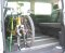 Innenraum-Fahrradträger System Steckachse 15mm, 150mm Spannbreite, Einzelbefestigung für den VW Multivan T5, an die Sitzschienen P6