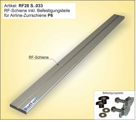 RF-Schiene L&auml;nge l=120cm; Befestigungspunkte P6 an Airlineschienen