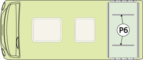 Fahrradtr&auml;ger-Schiene inkl. Befestigungsteile zum Einbau an die Hymer-Boden-Zurrschienen