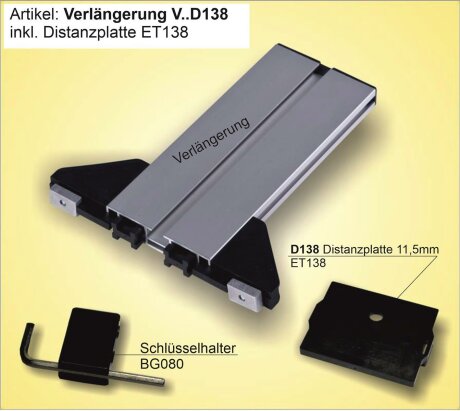 Verl&auml;ngerung L&auml;nge=30cm, inkl....